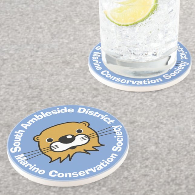 Marine Conservation With Otter Head. Coaster (Creator Uploaded)