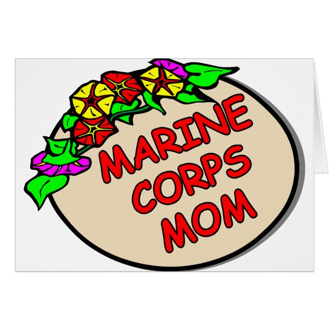 Marine Corps Mum Plaque (Front Horizontal)