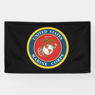 Marine Corps Seal - Flat Banner