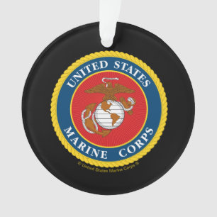 Marine Corps Seal - Flat Ornament