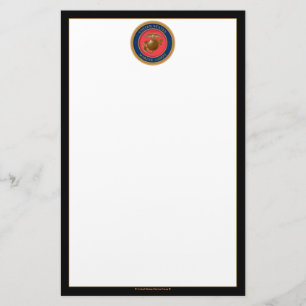 Marine Corps Seal Stationery