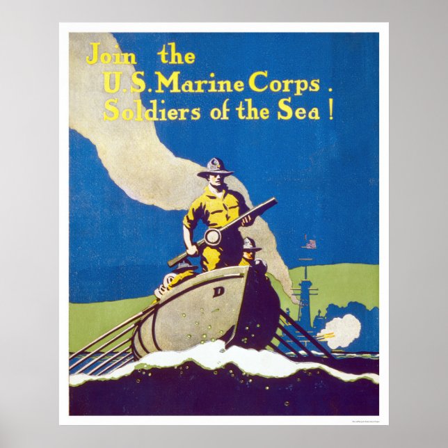 Marine Corps - Soldiers of the Sea! Poster (Front)