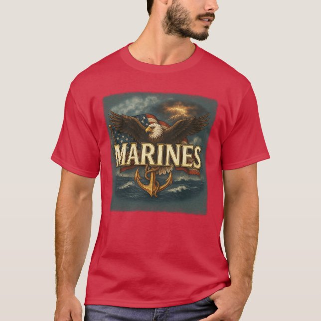 Marine Corps Veteran Logo T-Shirt (Front)
