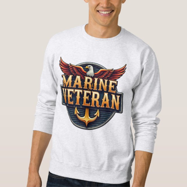 Marine Corps Veteran Sweatshirt (Front)