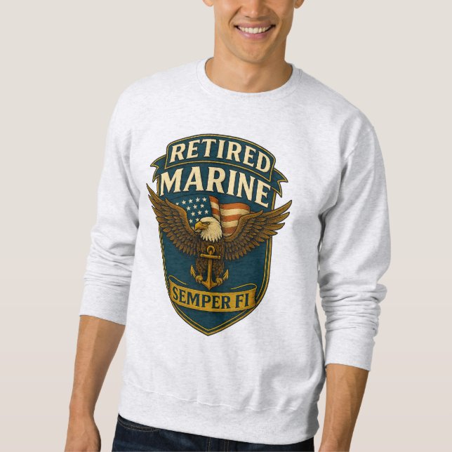 Marine Corps Veteran Sweatshirt (Front)