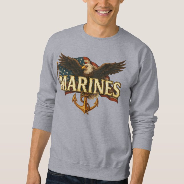 Marine Corps Veteran Sweatshirt (Front)