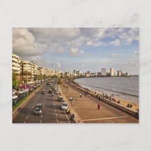 Marine Drive, Mumbai Postcard