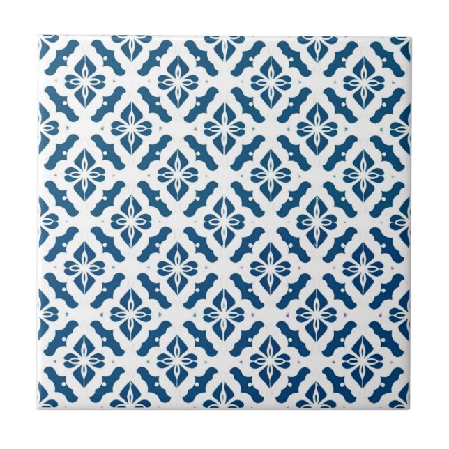 Marine Elegance Ceramic Tile (Front)