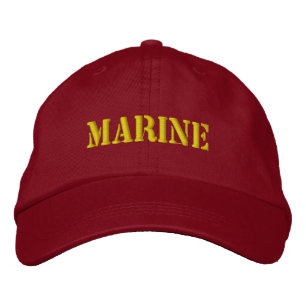 MARINE EMBROIDERED HAT