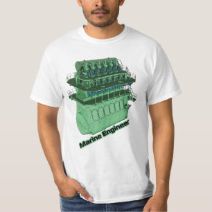 Marine Engineer (MAN) - White T-Shirt
