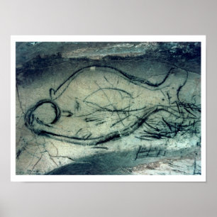 Marine figure, Palaeolithic Period (c.40000-12000 Poster