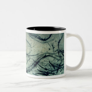 Marine figure, Palaeolithic Period (c.40000-12000 Two-Tone Coffee Mug