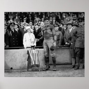 Marine Football: 1925 Poster