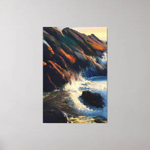 Marine Fury Canvas Print