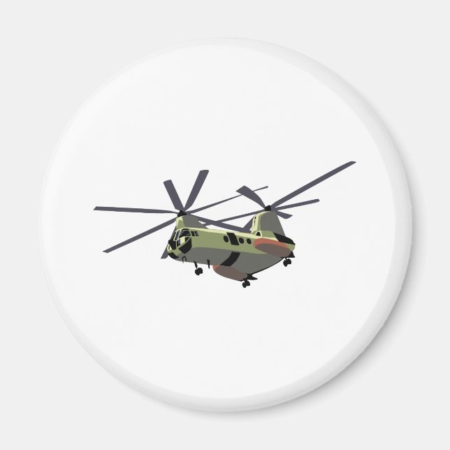 Marine Helicopter Magnet (Front)