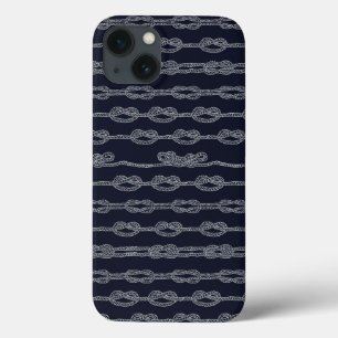 Marine Knots Pattern iPhone 13 Case