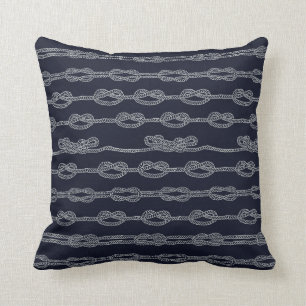 Marine Knots Pattern Cushion