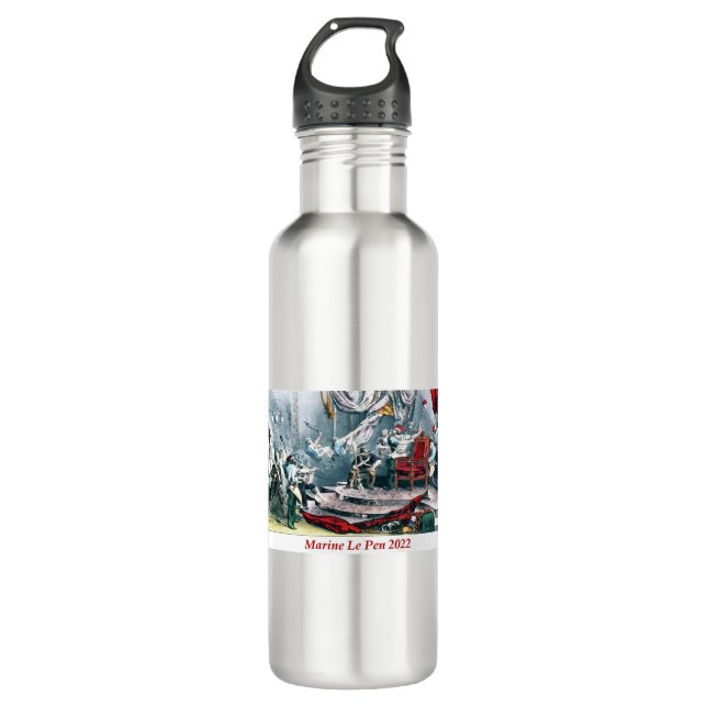 Marine Le Pen 2022 President France 710 Ml Water Bottle (Front)