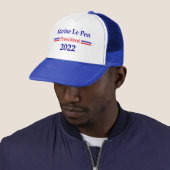 Marine Le Pen 2022 President France Trucker Hat (In Situ)