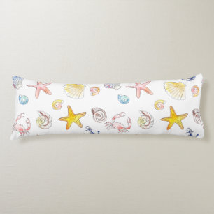 Marine Life & Anchors  Body Cushion