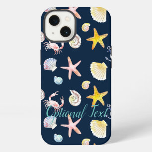 Marine Life & Anchors (Dark) Case-Mate iPhone Case