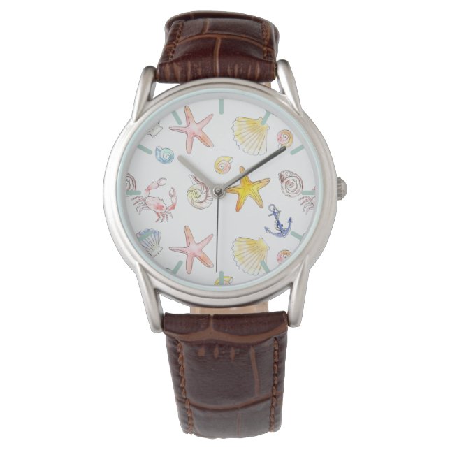 Marine Life & Anchors   Watch (Front)