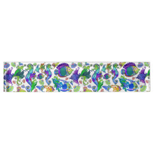 Marine Life Exotic Fishes & SeaHorses Nameplate