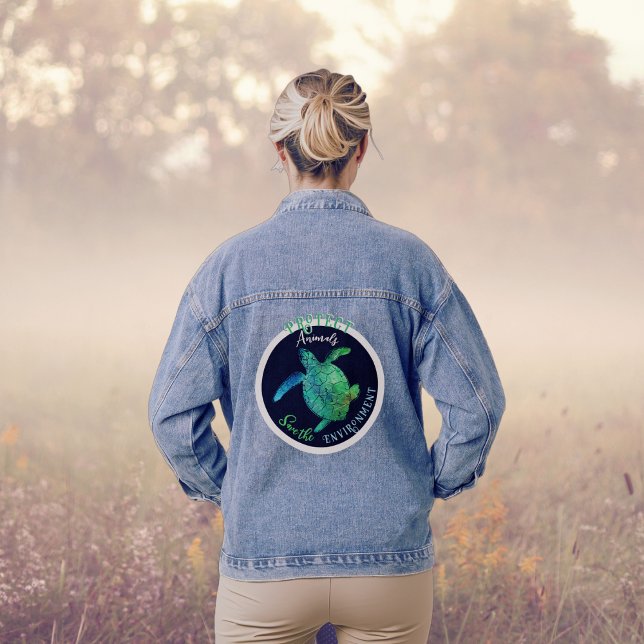 Marine life sentinel denim jacket (Creator Uploaded)