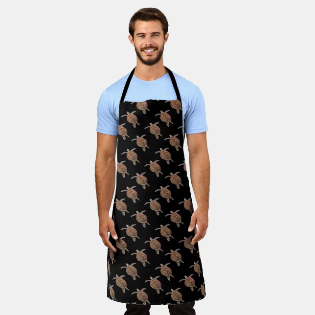 Marine Life Series Design 14  Apron (Worn)