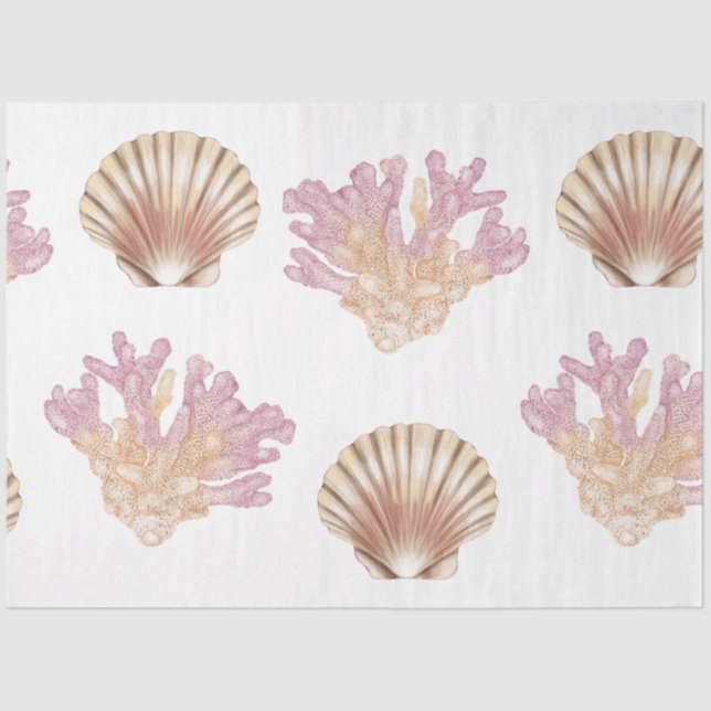 Marine Life Series Design 27 Tissue Paper (Front)