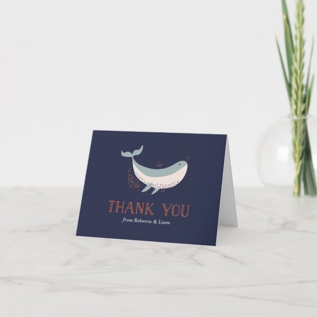 Marine Life Thank You Card (Front)