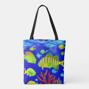 Marine Life Wild Life: Flora & Fauna Tote Bag