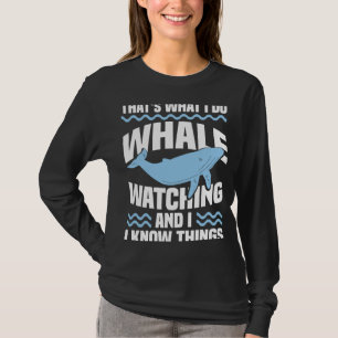 Marine Mammal Ocean Whale & Whale Watching T-Shirt