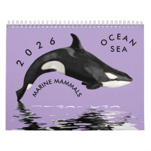 Marine mammals calendar