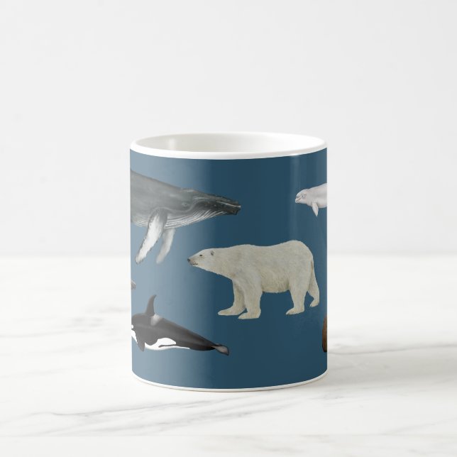 Marine mammals mug / cup (Center)