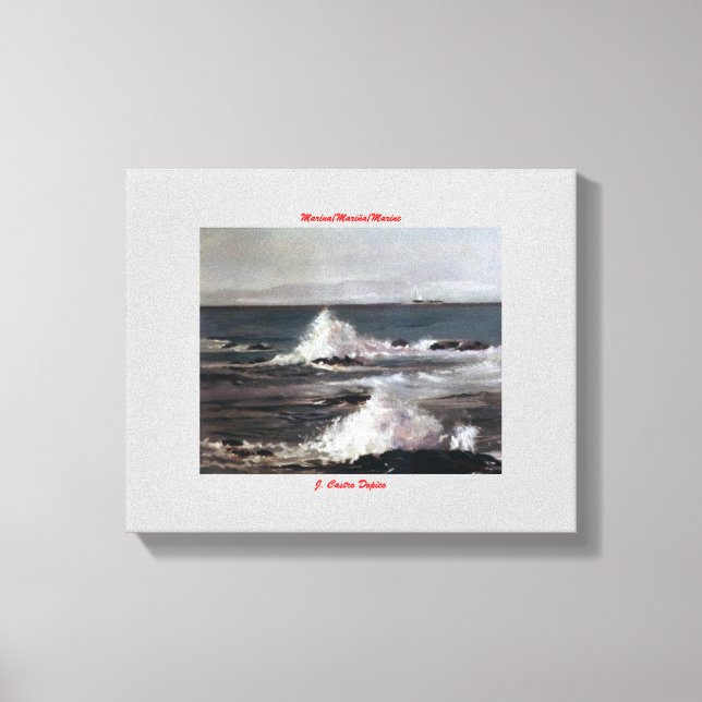 Marine/Mariña/Marine Canvas Print (Front)