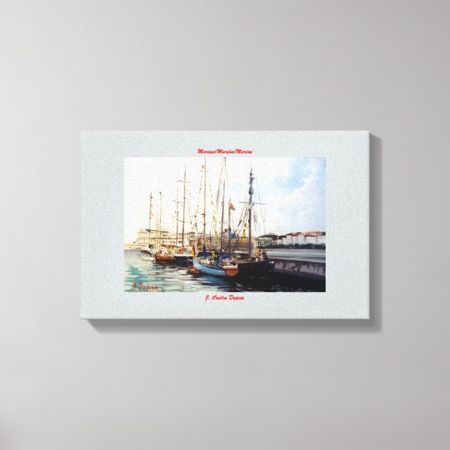 Marine/Mariña/Marine Canvas Print (Front)