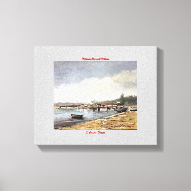 Marine/Mariña/Marine Canvas Print (Front)