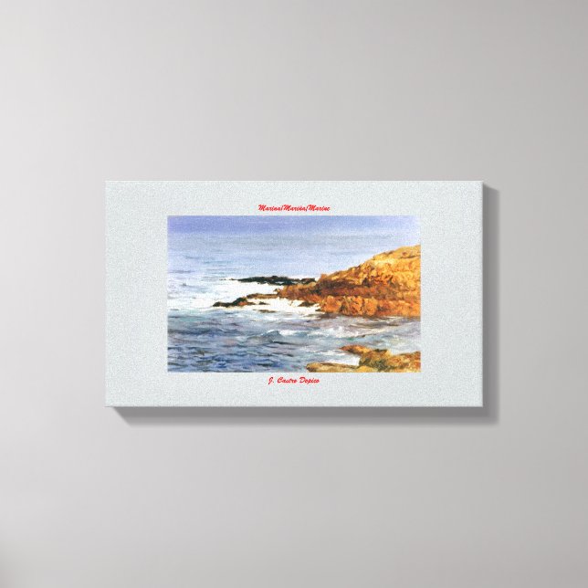 Marine/Mariña/Marine Canvas Print (Front)