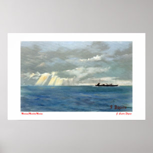 Marine/Mariña/Marine Poster