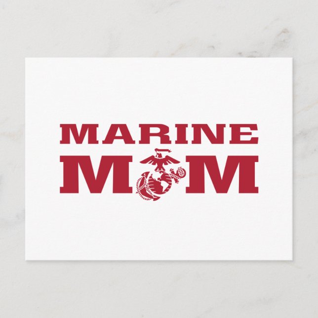 Marine Mom Holiday Postcard (Front)