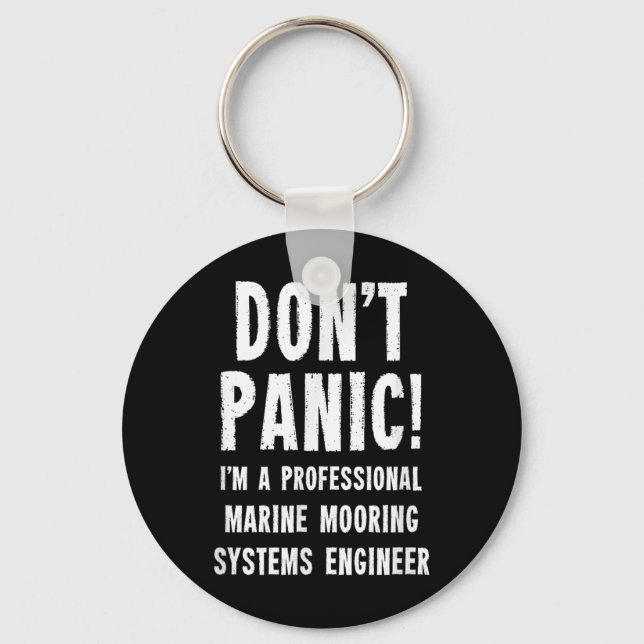 Marine Mooring Systems Engineer  Key Ring (Front)