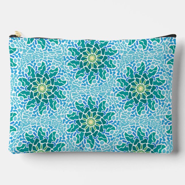 Marine Mosaic Accessory Pouch (Front)