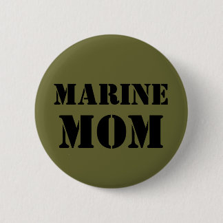 Marine Mum 6 Cm Round Badge