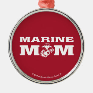 Marine Mum Metal Tree Decoration