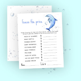 Marine nautical Party games   Price Guess Game