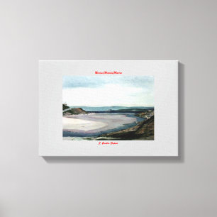 Marine navy//Marinates Canvas Print