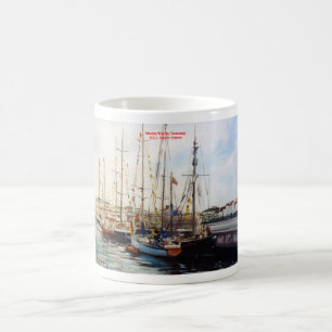 Marine navy//Seascape Coffee Mug