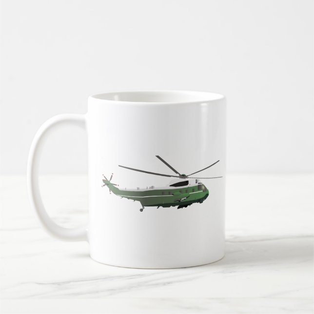 Marine One Helicopter Coffee Mug (Left)