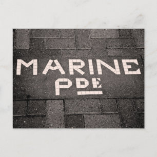 Marine Parade, Napier, New Zealand Postcard
